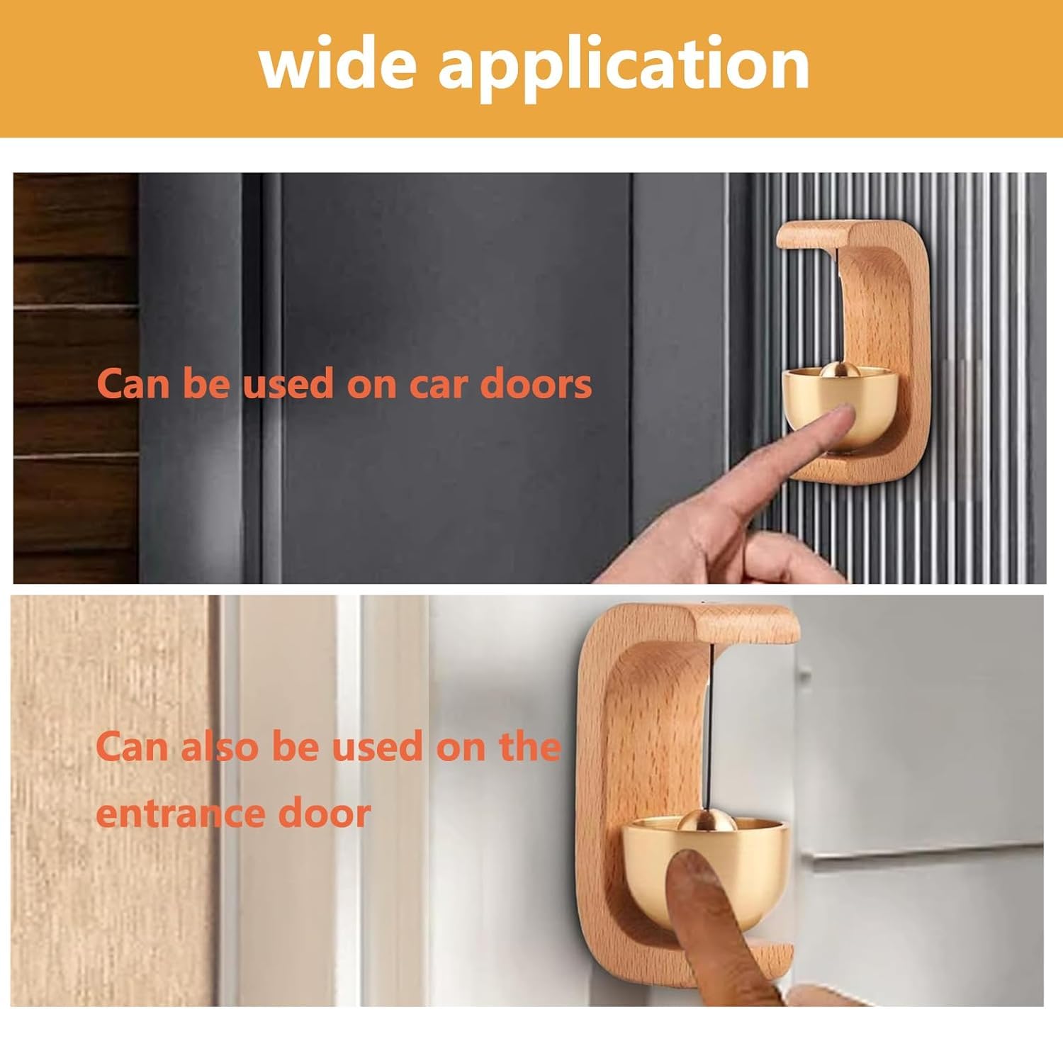 Elegant Wooden Door Chime™