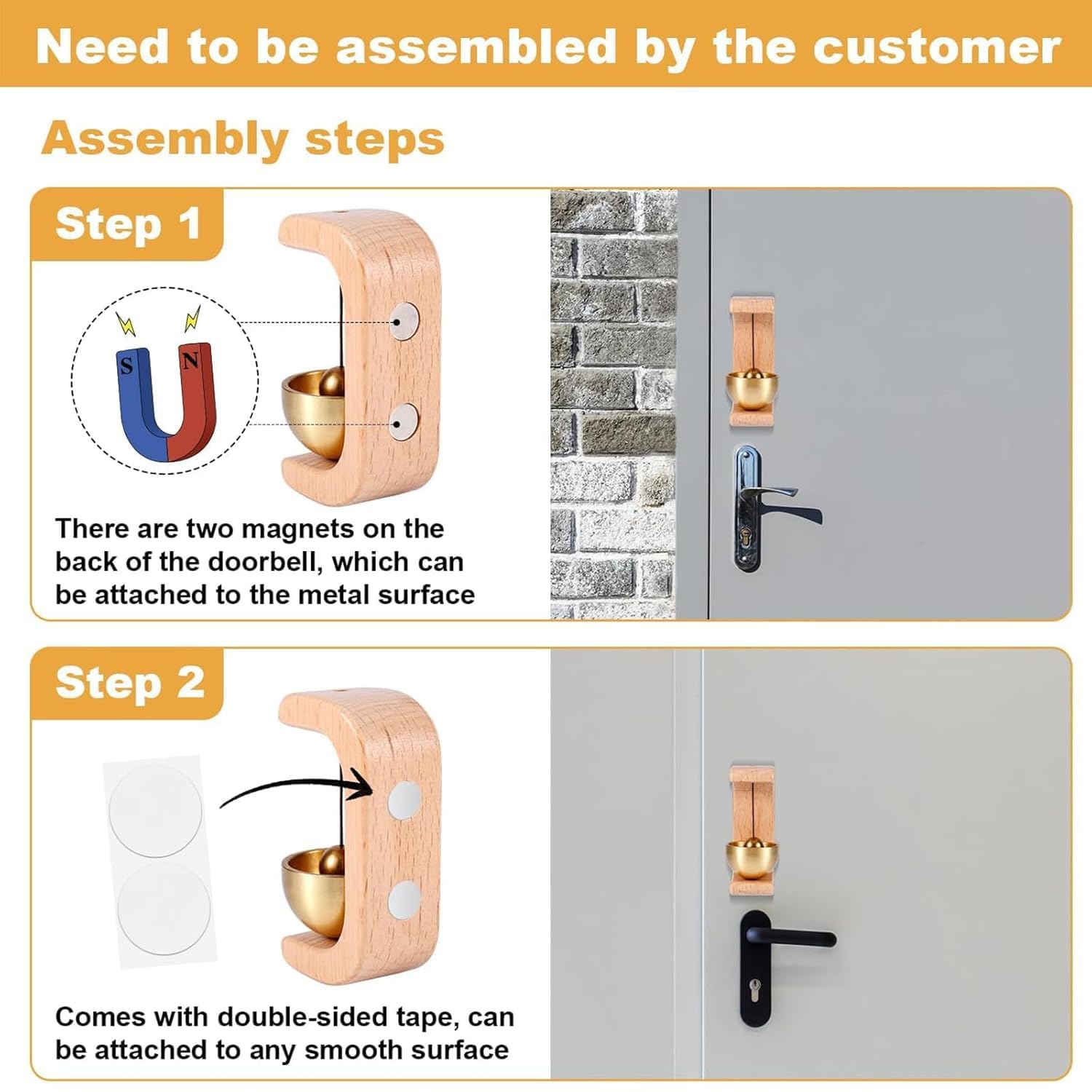 Elegant Wooden Door Chime™