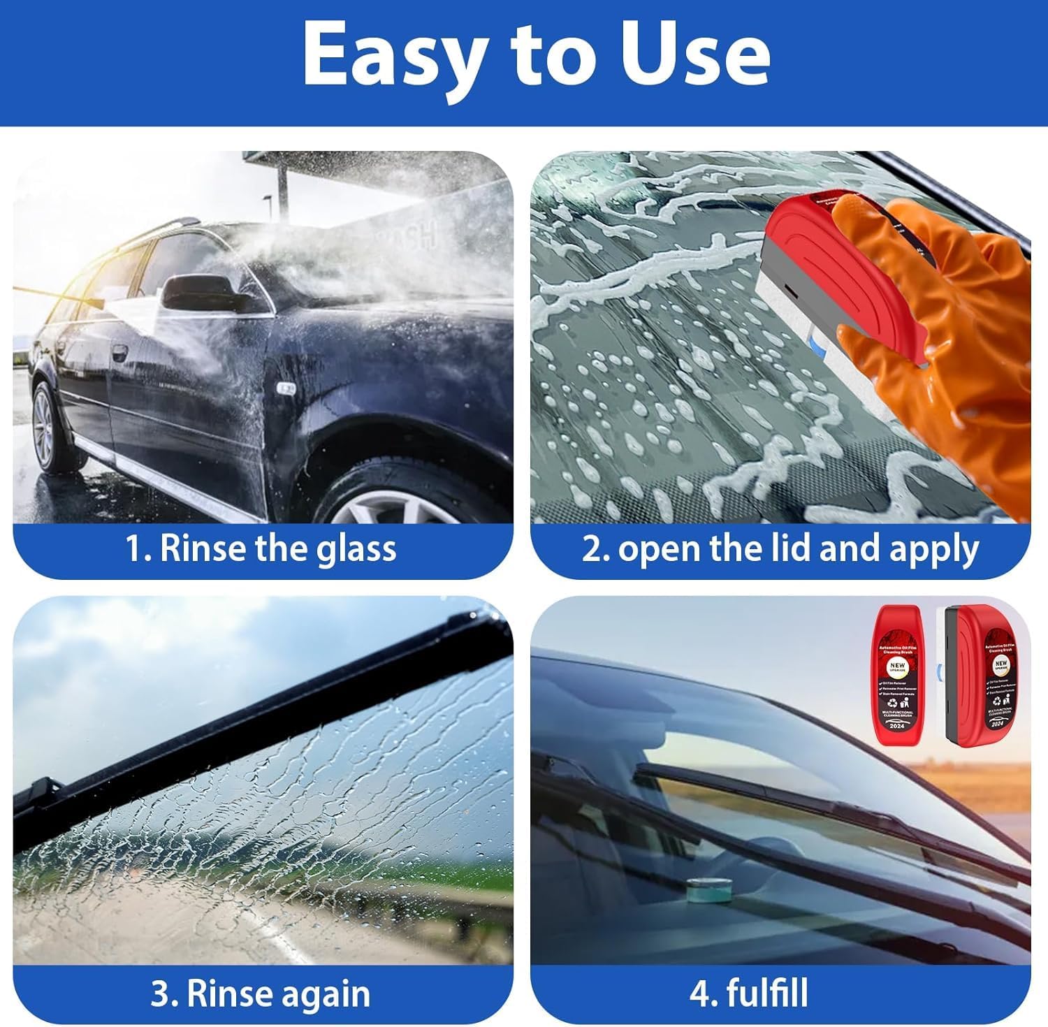 CrystalClear Windshield CleanerTM