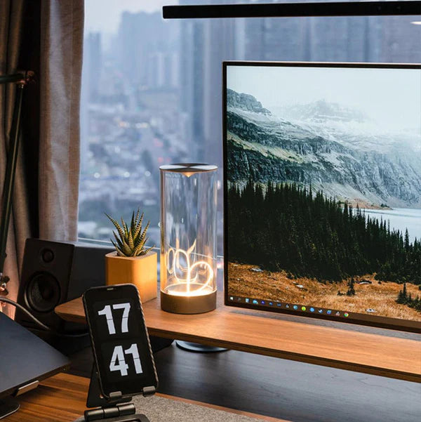 Magnetic lamp light