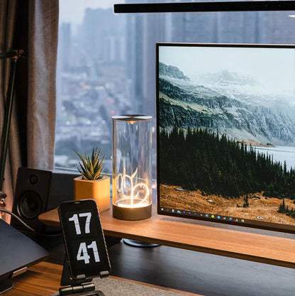 Magnetic lamp light
